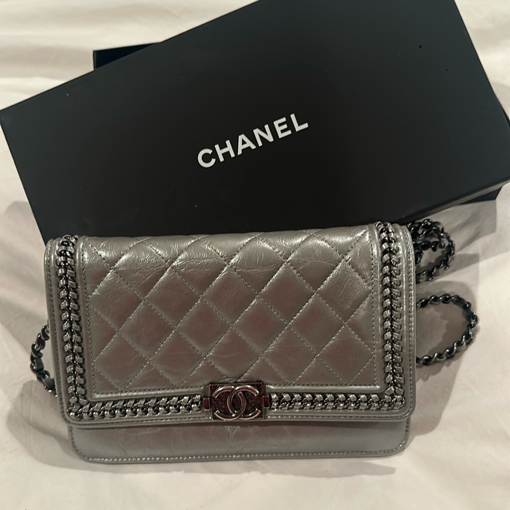 Chanel bag - pewter